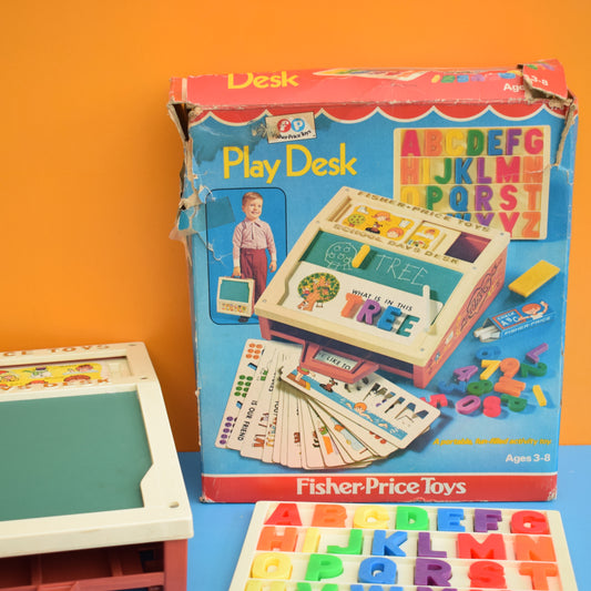 Vintage 1970s Fisher Price - Desk- Boxed by Pineapple Retro