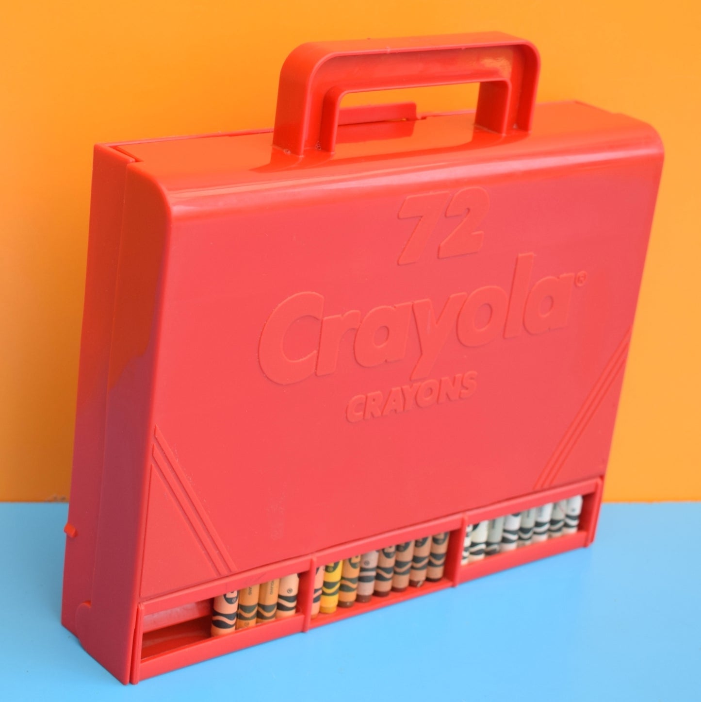 Vintage 1980s Crayola Wax Crayon Set - Boxed