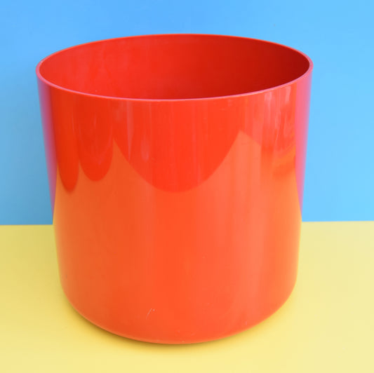 Vintage 1970s Habitat Crayonne Containers / Mirror - Orange / Red