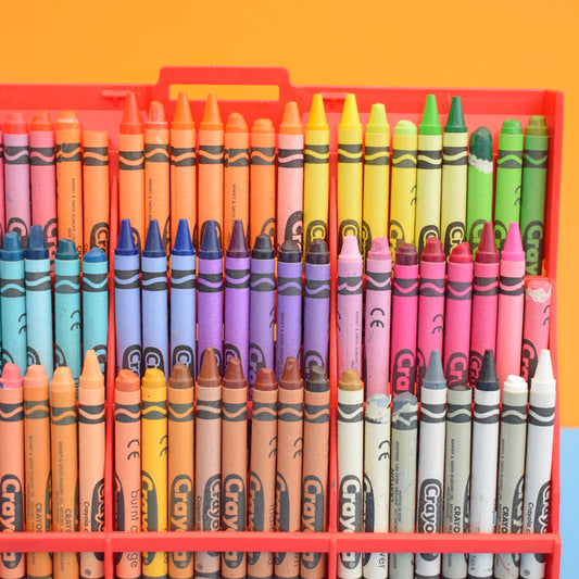 Vintage 1980s Crayola Wax Crayon Set - Boxed by Vintage