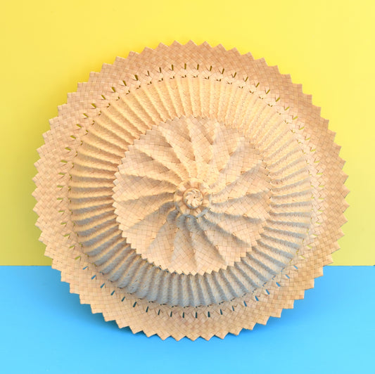 Vintage Natural Straw Balinese Food Cover - Amazing Design by Vintage