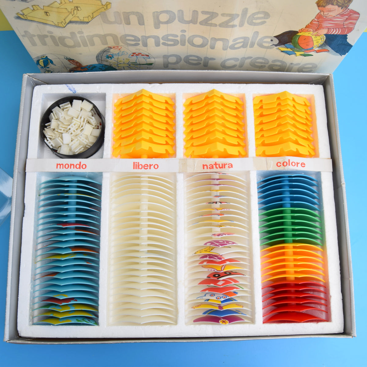 Vintage 1970s Dicotondo Italian 3D Jigsaw Puzzle Ball - Boxed