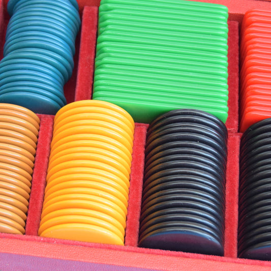 Vintage 1950s Bakelite Game Chips / Shapes - Craft ?