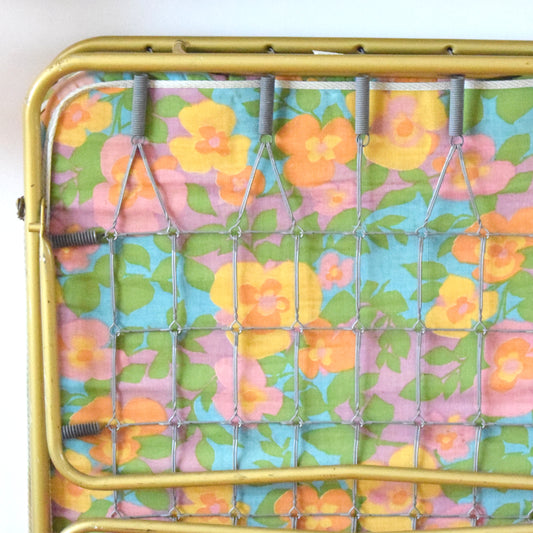 Vintage 1970s Padded Long Cushion / Mattress / Single Bed by Vintage