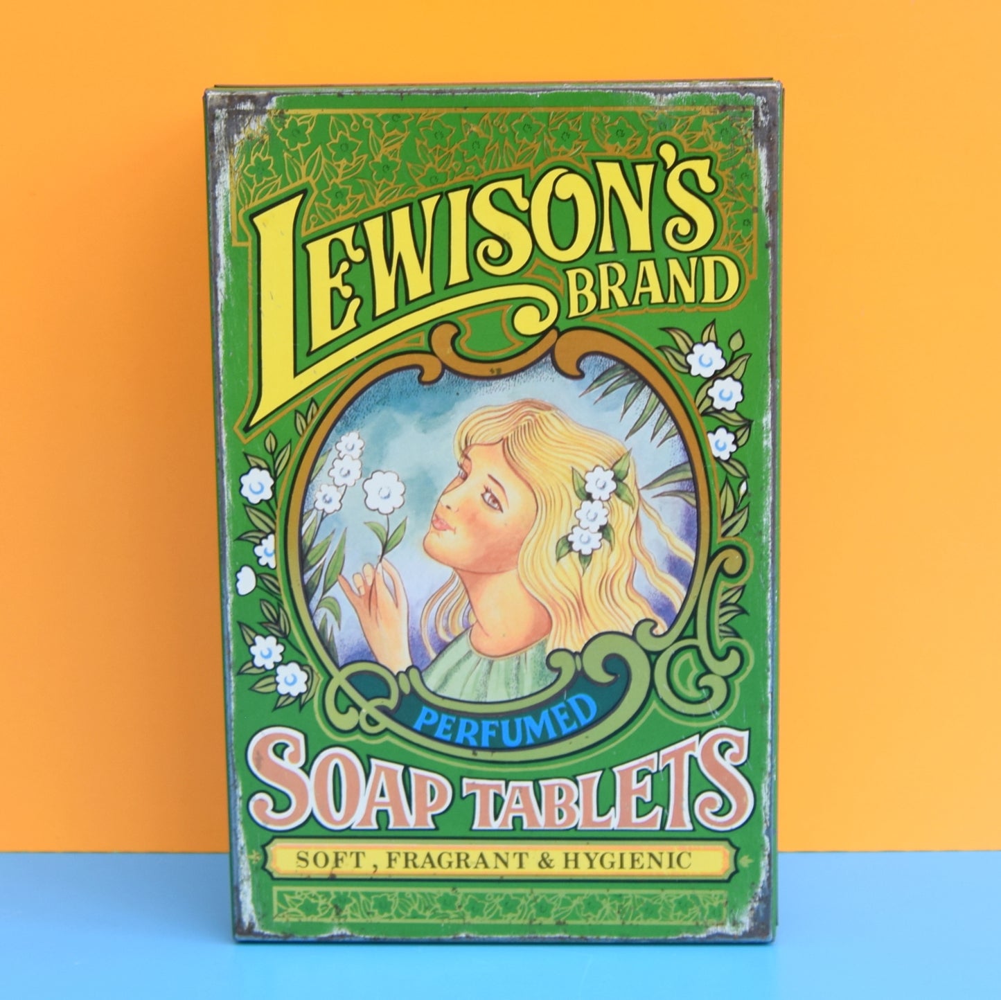 Vintage 1970s Lewison's Brand Soap Tablets - Tin