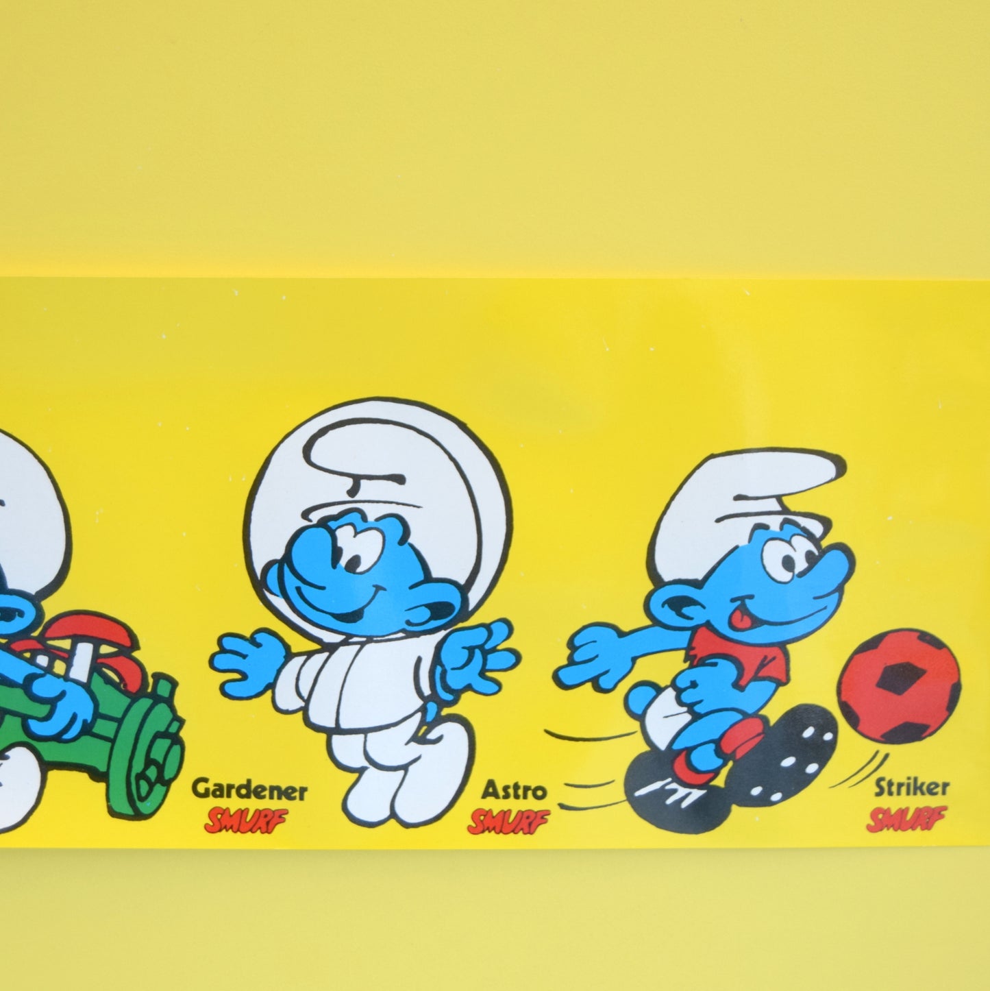 Vintage 1970s Meet The Smurfs Posters/ Figures
