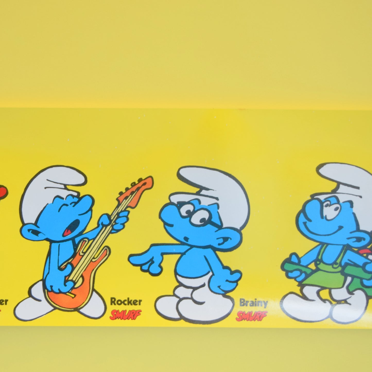 Vintage 1970s Meet The Smurfs Posters/ Figures