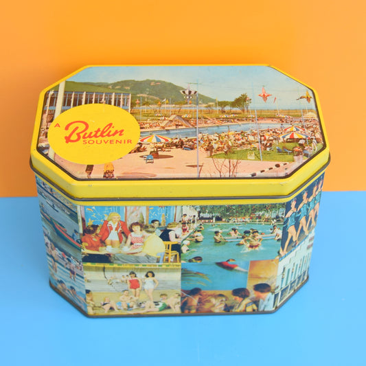 Vintage 1970s Butlins Tin - Great Images