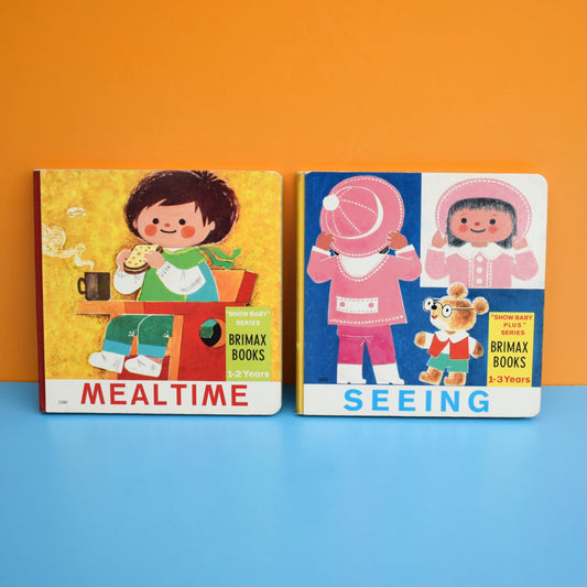 Vintage 1970s Baby Books - Mealtime / Seeing - Brimax by Pineapple Retro