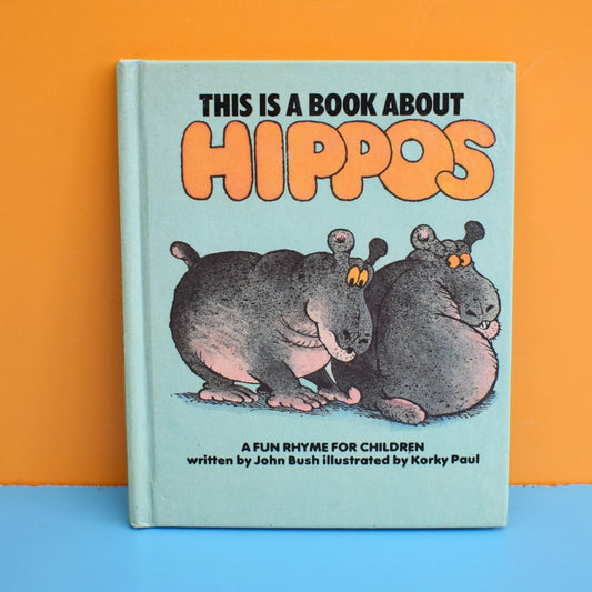 Vintage 1980s Little Hippos Rhyme Book by Vintage