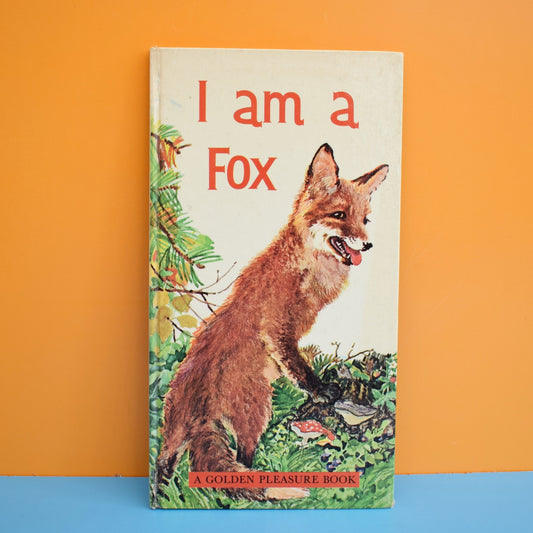 Vintage 1960s Books - I am A Fox / Mouse - Fab Illustrations by Pineapple Retro