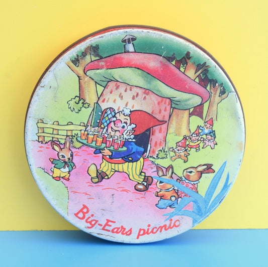 Vintage 1960s Huntley & Palmers - Big Ears Picnic - Biscuit Tin