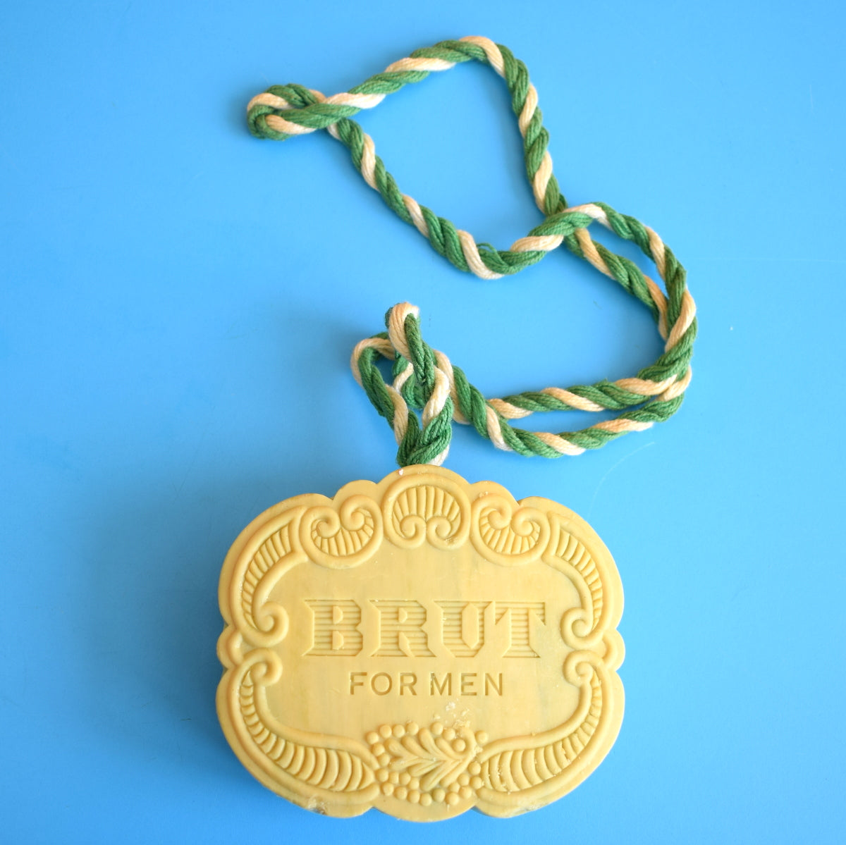 Vintage 1970s Brut Soap On A Rope - Boxed