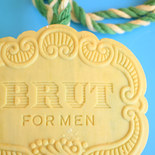 Vintage 1970s Brut Soap On A Rope - Boxed by Pineapple Retro