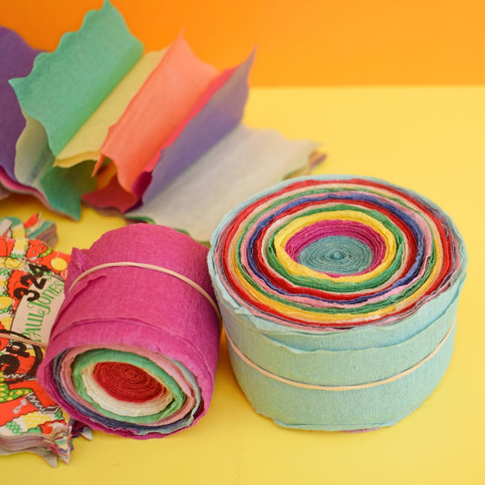 Vintage 1950s Paper Garlands /Streamers by Pineapple Retro