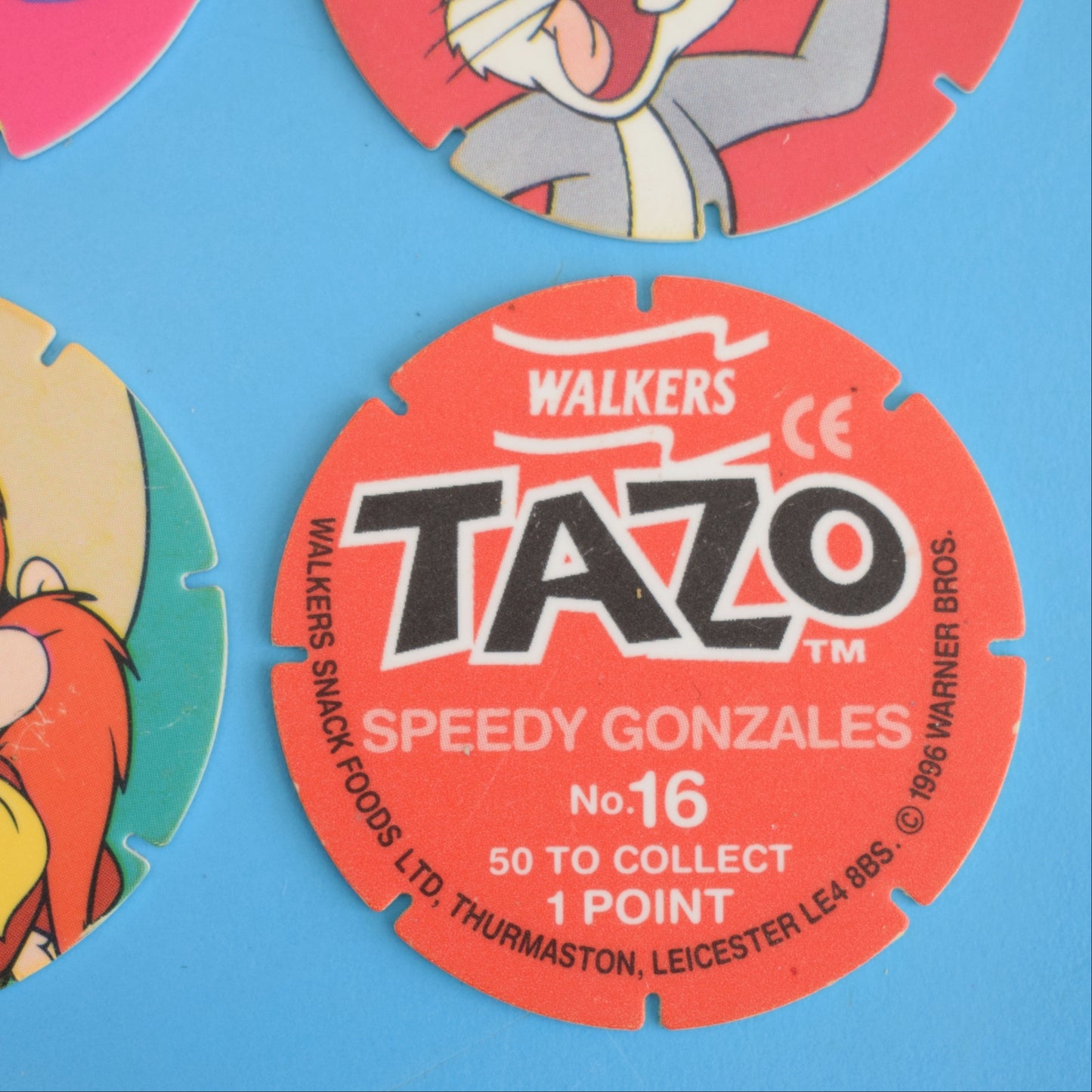Vintage 1990s Pogs / Tazos Inc Slammers