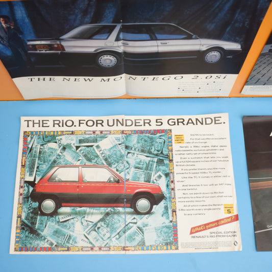 Vintage 1980s Adverts - Cars by Vintage