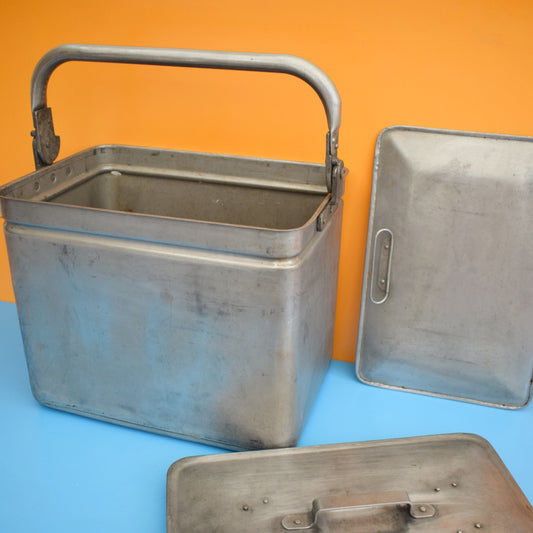 Vintage 1970s Steel Storage / Cool Box by Vintage