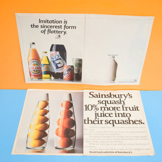 Vintage 1980s Adverts - Drink/ Lava lamp int