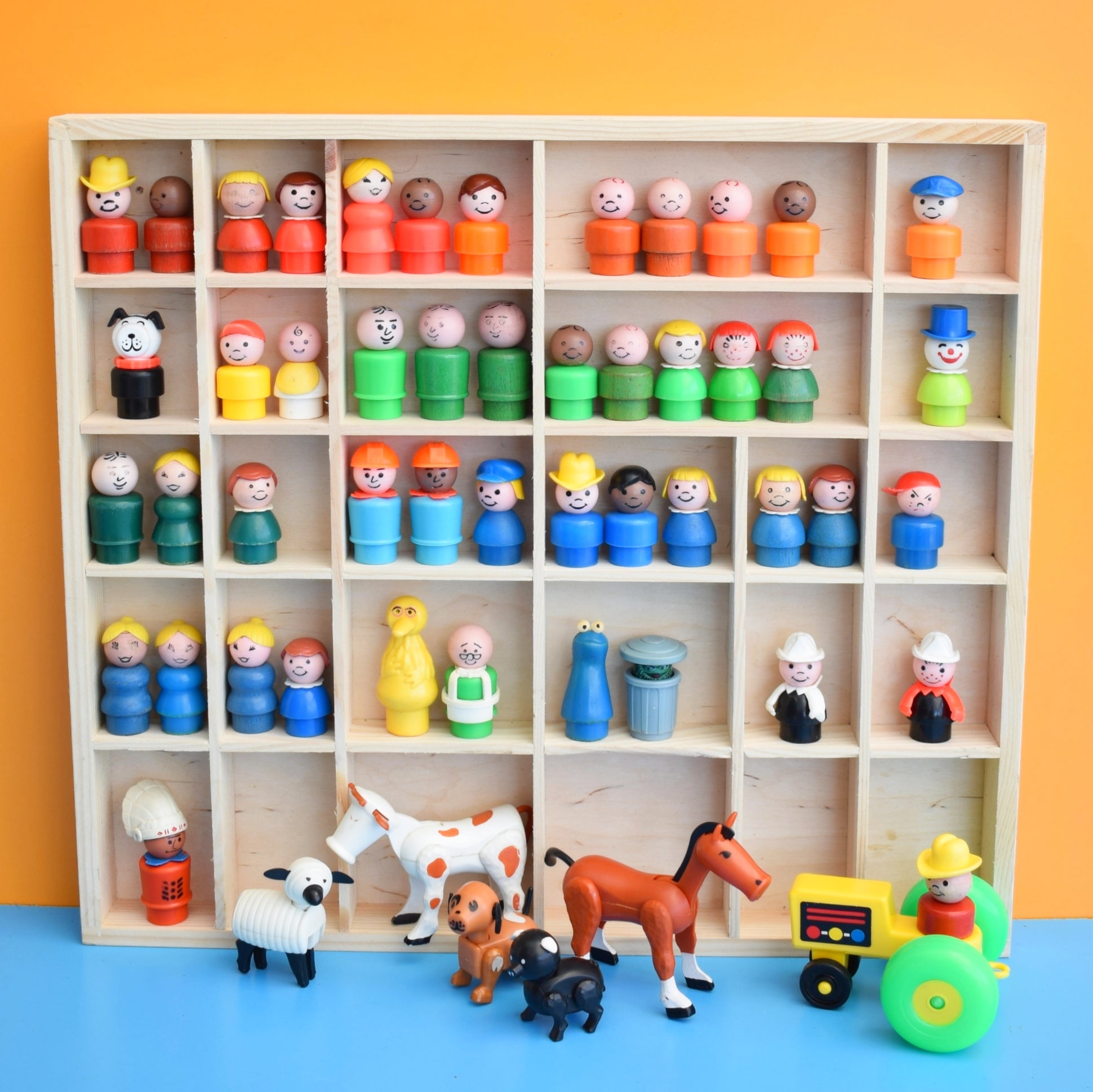 Vintage 1970s Fisher Price Figures / Animals by Pineapple Retro