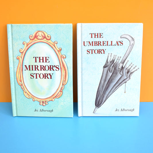 Vintage 1980s Jez Albrough Umbrella & Mirror Story Books by Pineapple Retro
