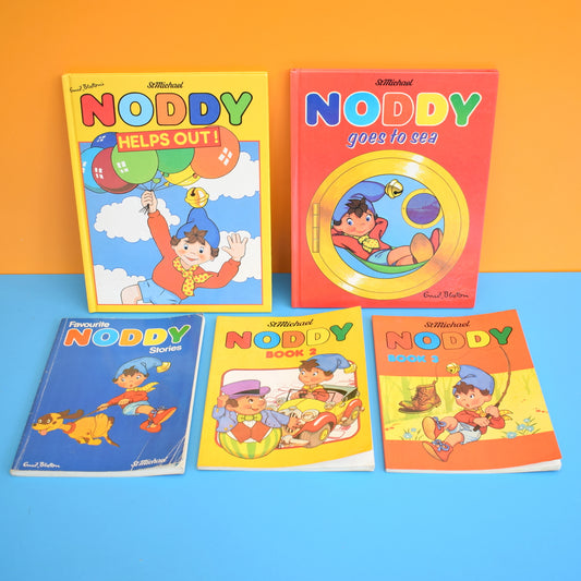Vintage 1980s Noddy Book Set