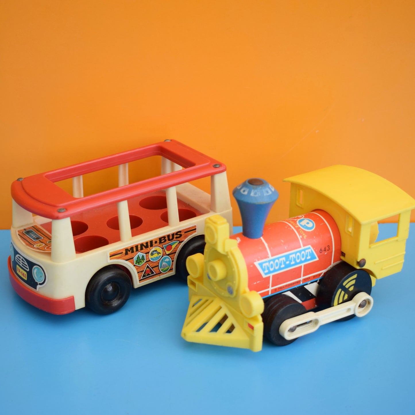 Vintage 1970s Fisher Price Vehicles - Little People