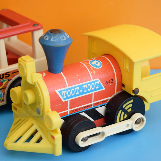 Vintage 1970s Fisher Price Vehicles - Little People by Pineapple Retro