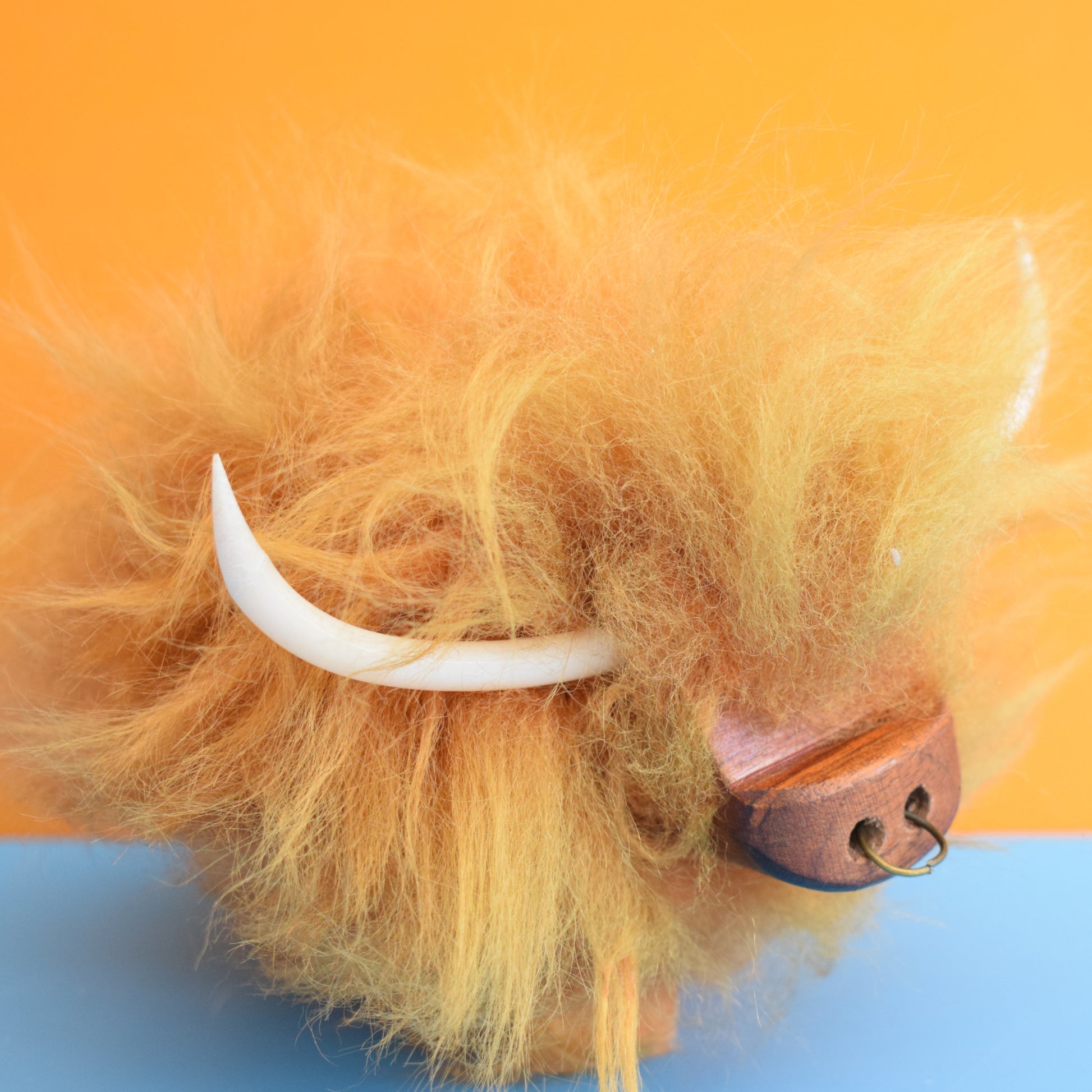 Vintage 1960s Highland Cow Gonk - Fluffy by Pineapple Retro
