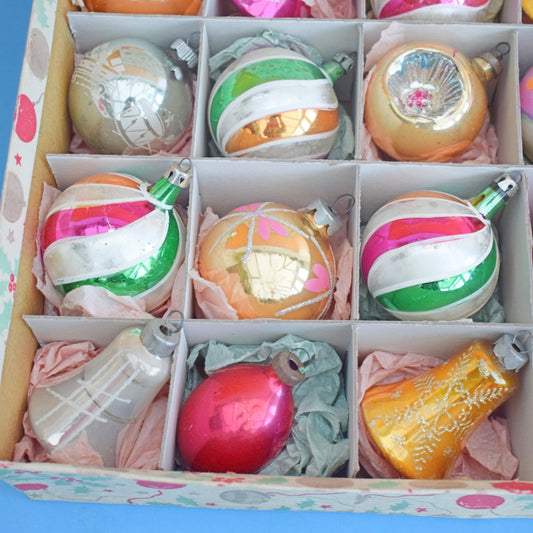 Vintage 1960s Glass Special Christmas Bauble 16