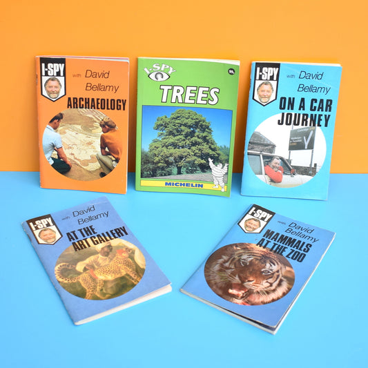 Vintage 1980s Book Set - I-Spy With David Bellamy by Pineapple Retro