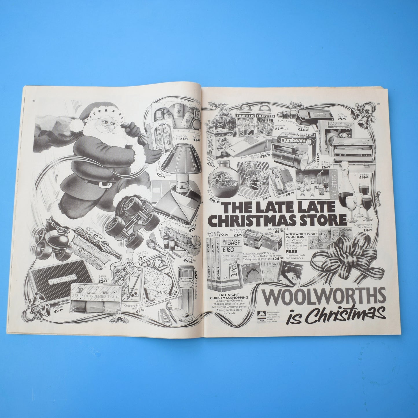 Vintage 1980s Radio / TV Times Magazines Christmas