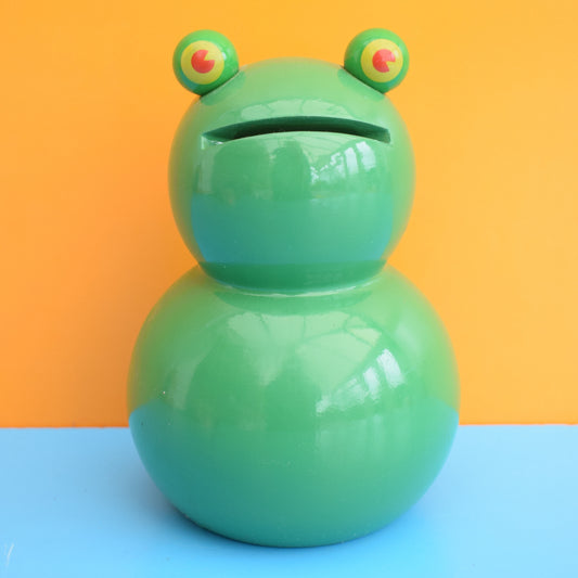 Vintage 1990s Frog Money Box - Vilac