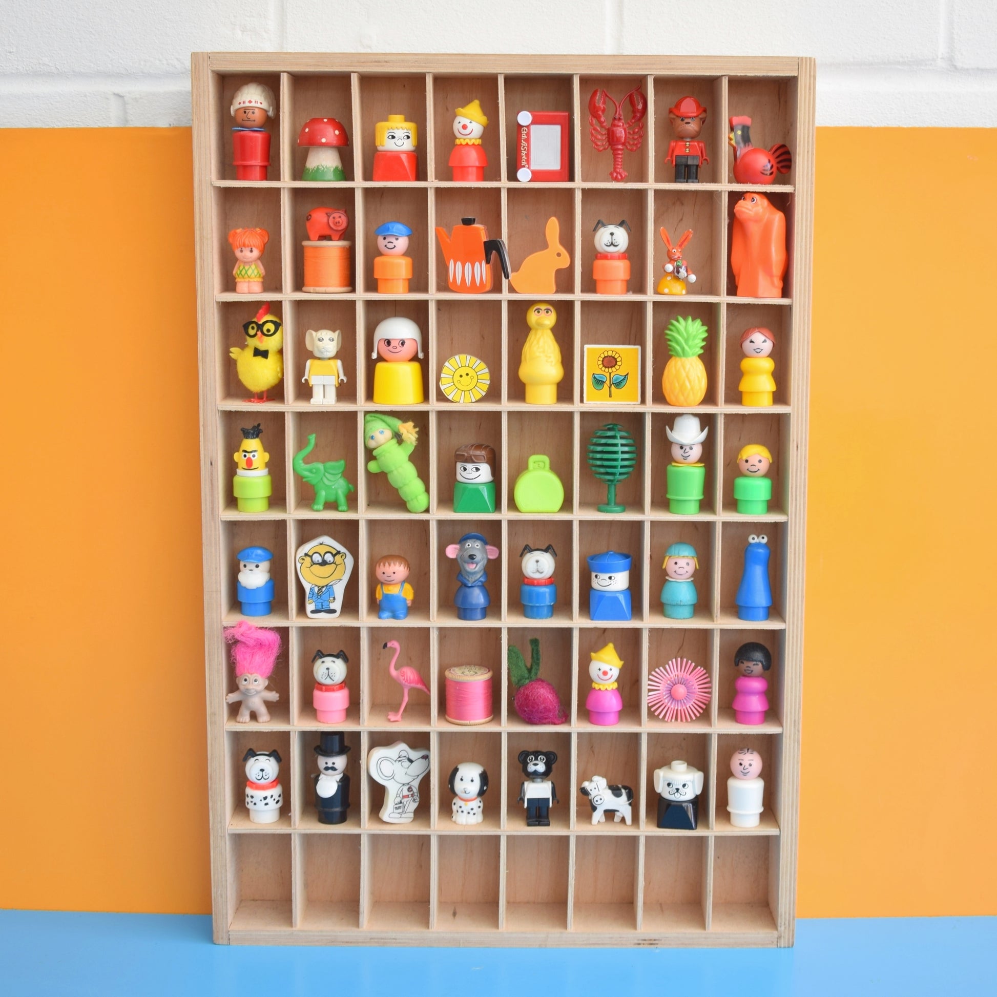 Vintage 1970s Large Ply Display Unit- Mini Collections by Pineapple Retro