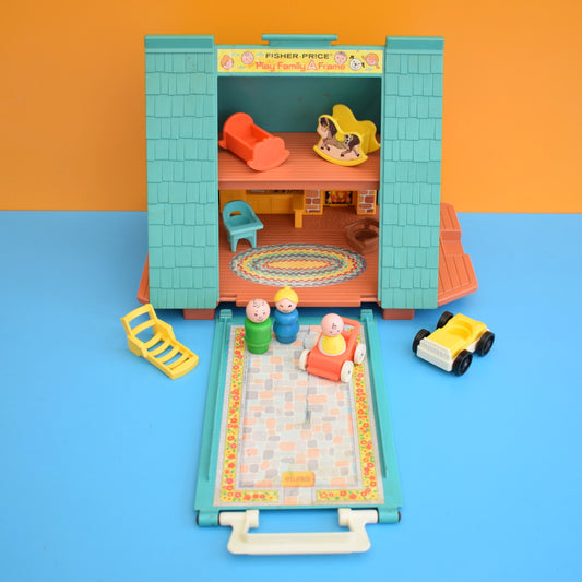 Vintage 1970s Fisher Price A Frame House - Plus Bits .