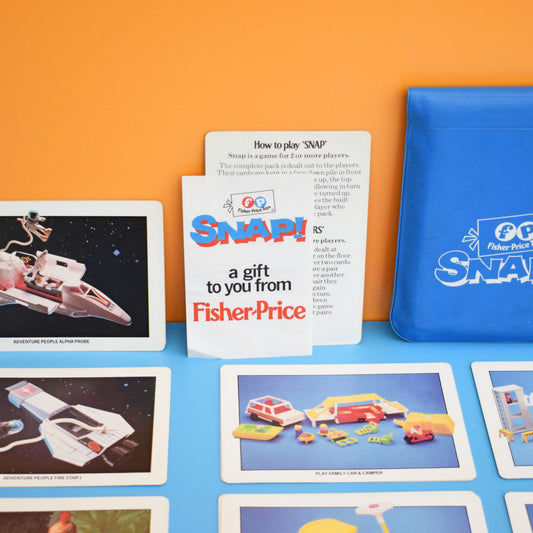 Vintage 1980s Giant Snap Cards - Fisher Price by Vintage