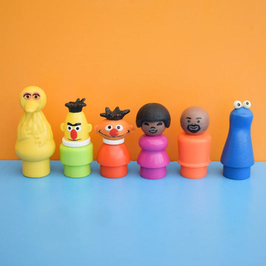Vintage 1970s Fisher Price Sesame Street People by Pineapple Retro