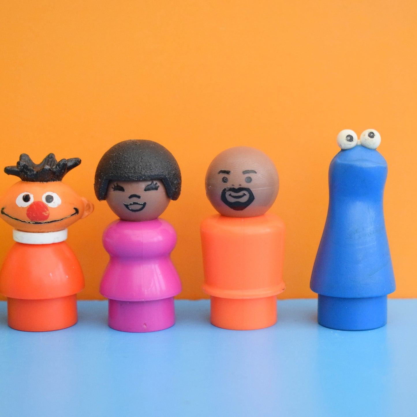 Vintage 1970s Fisher Price Sesame Street People