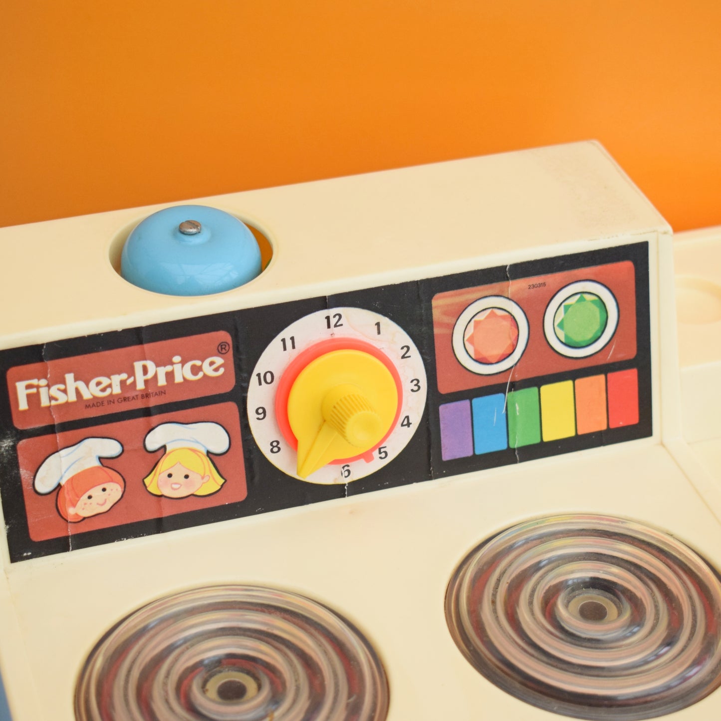 Vintage 1980s Plastic Fisher Price Cooker & Bits .