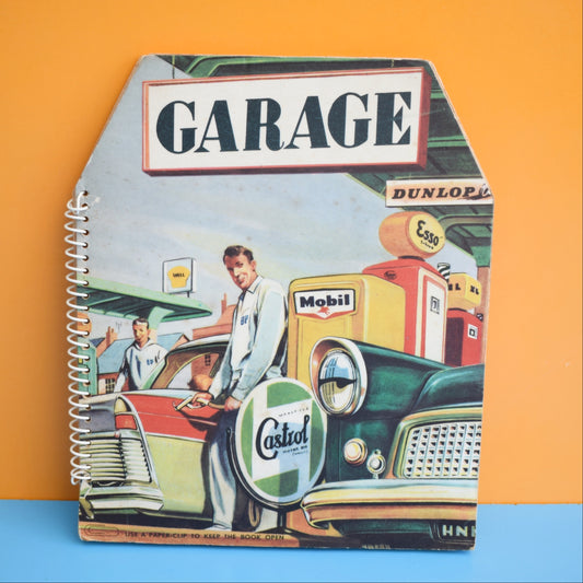 Vintage 1950s Garage Pop Up Book by Pineapple Retro