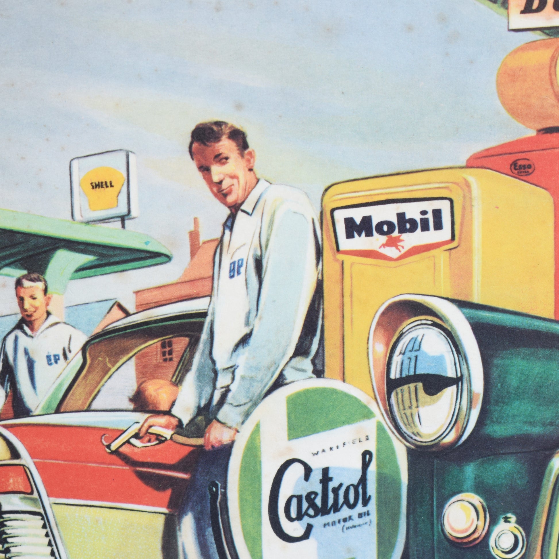 Vintage 1950s Garage Pop Up Book by Pineapple Retro