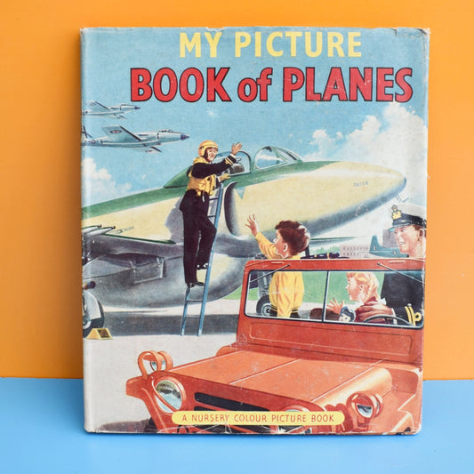 Vintage 1950s Picture Book Of Planes by Pineapple Retro