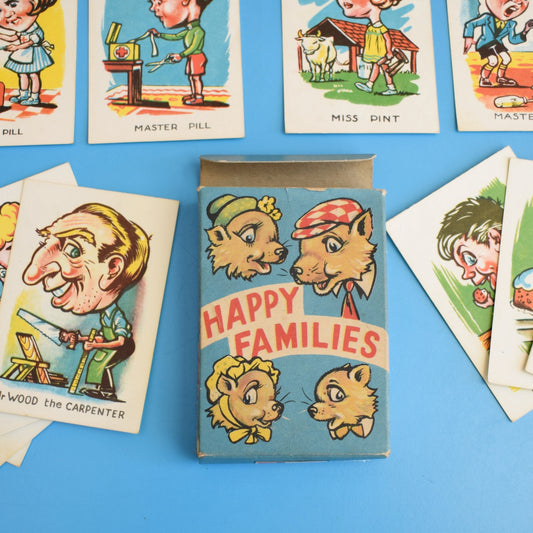 Vintage 1950s Happy Families Card Game - Fantastic Images by Vintage
