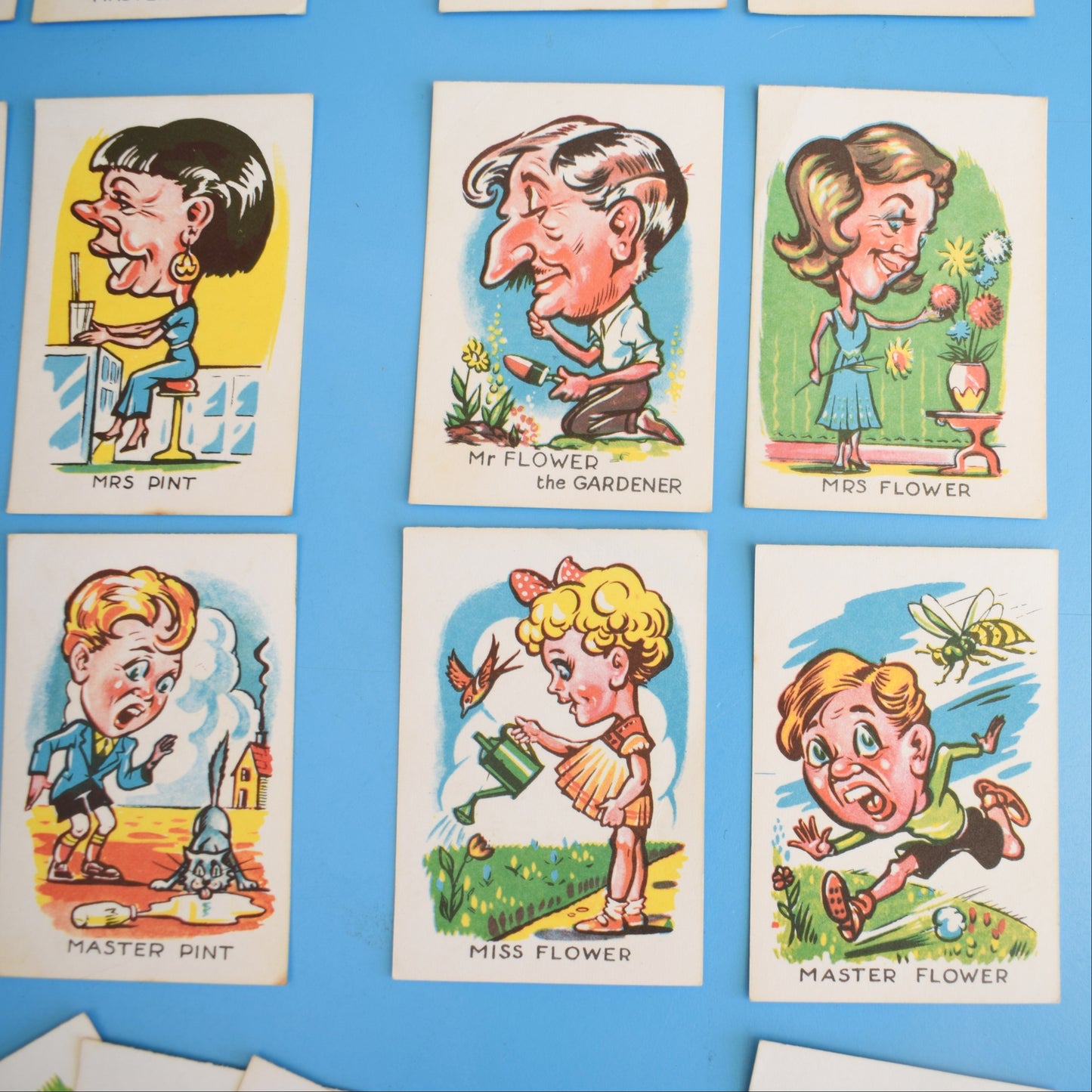 Vintage 1950s Happy Families Card Game - Fantastic Images