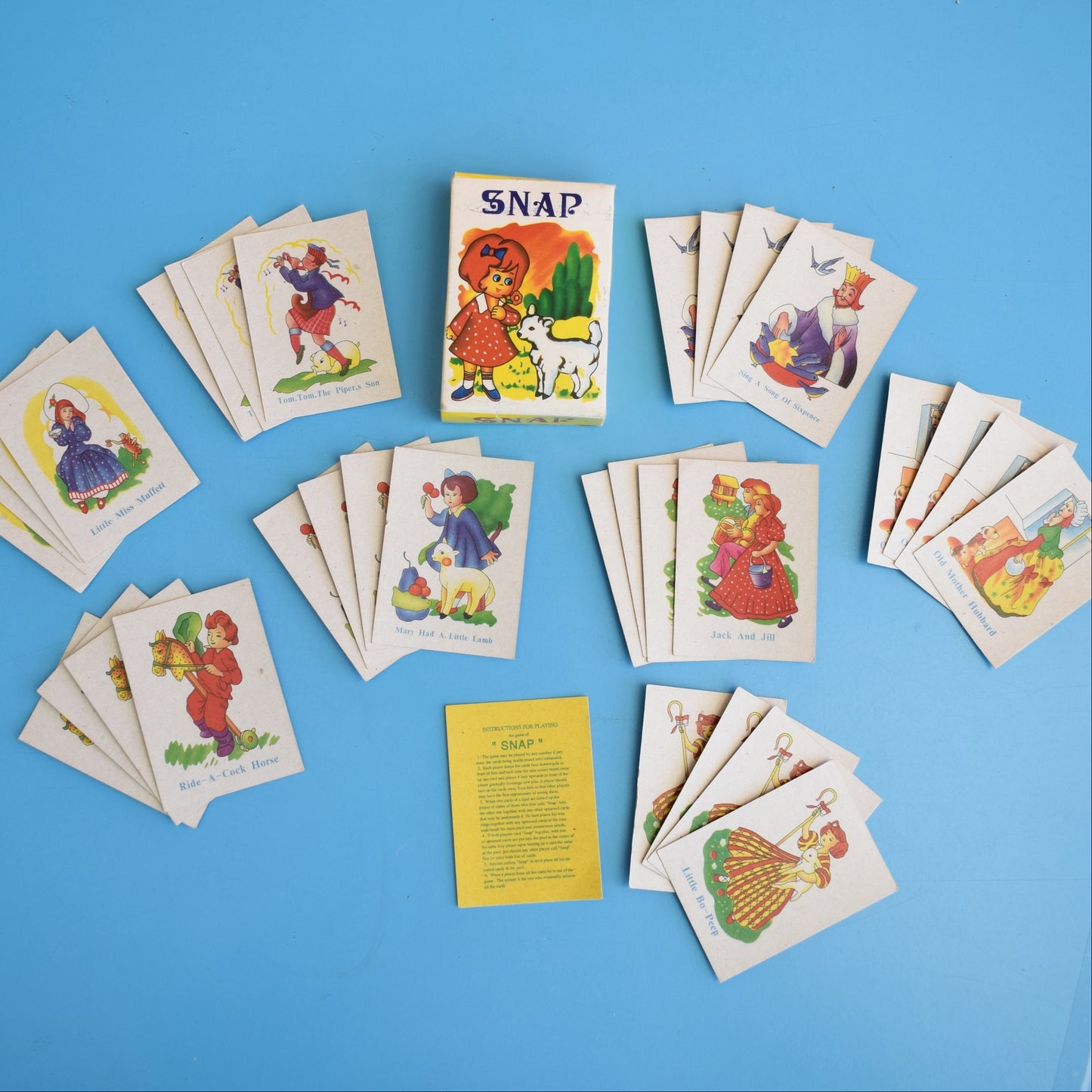 Vintage 1980s Snap Card Game - Fantastic Images