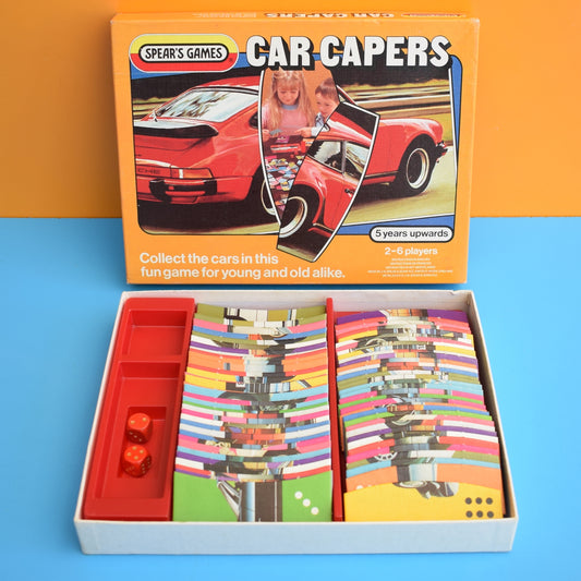 Vintage 1980s Car Capers Game- Complete by Pineapple Retro