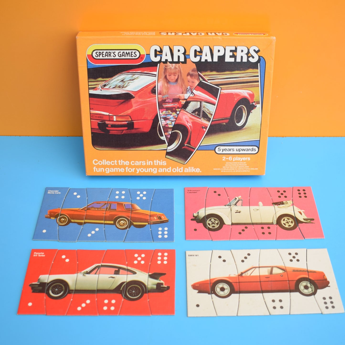 Vintage 1980s Car Capers Game- Complete
