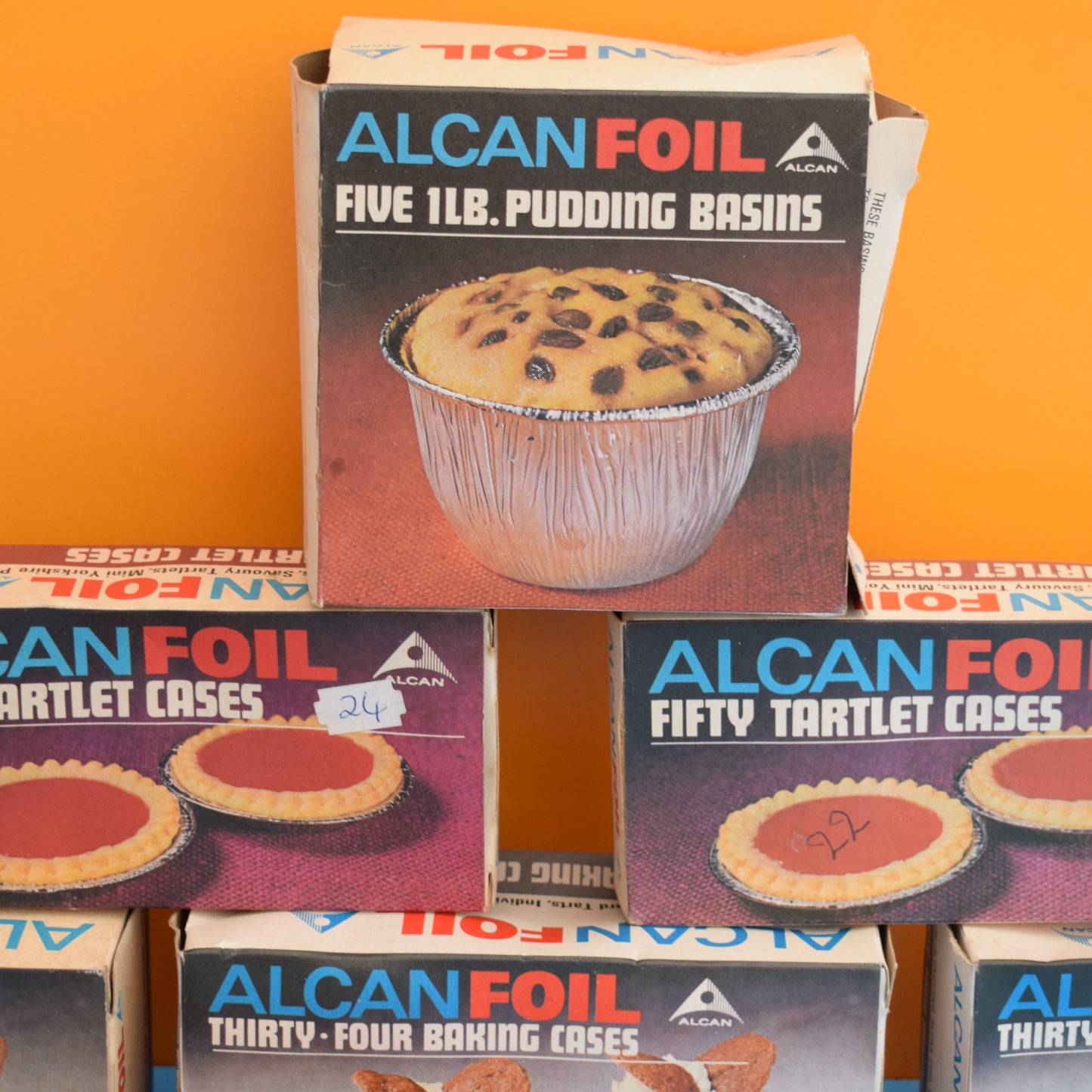 Vintage 1970s Foil Baking Cases- Unused Props