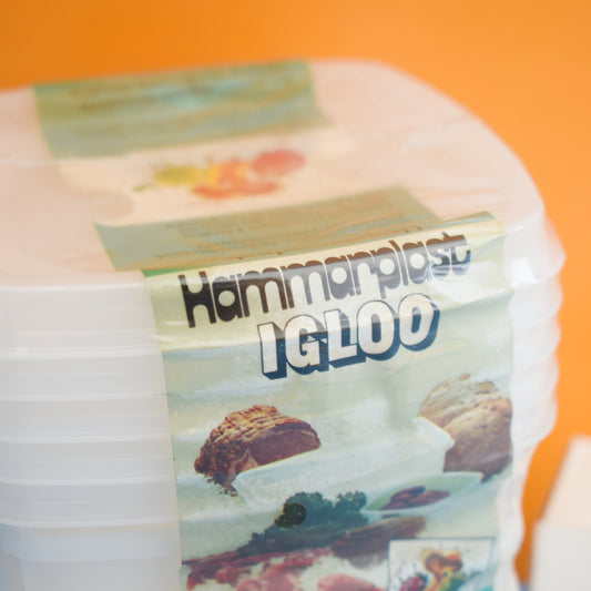 Vintage 1970s Igloo Containers / Bags - Unused Props by Pineapple Retro