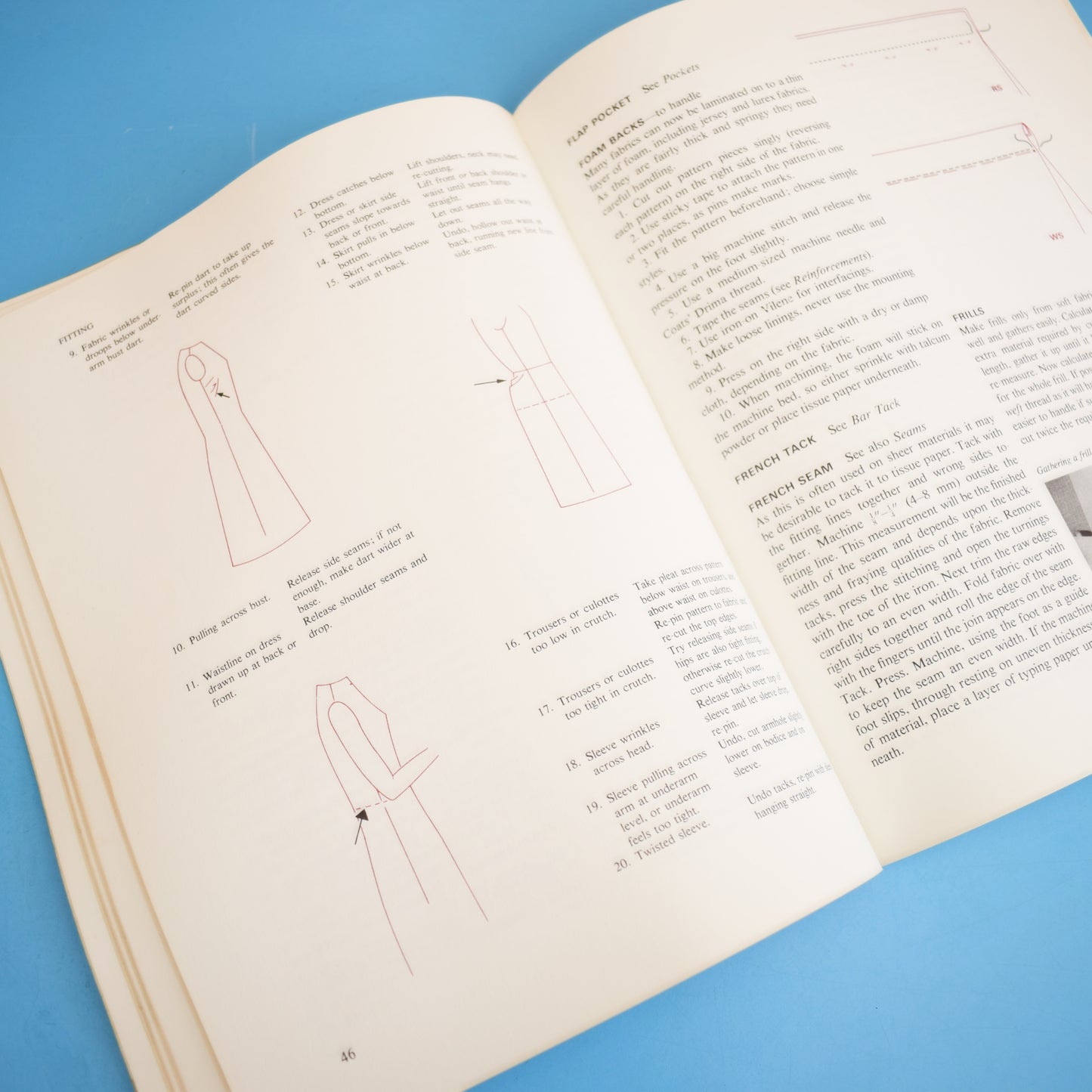 Vintage 1970s Dressmaking Book by Pineapple Retro